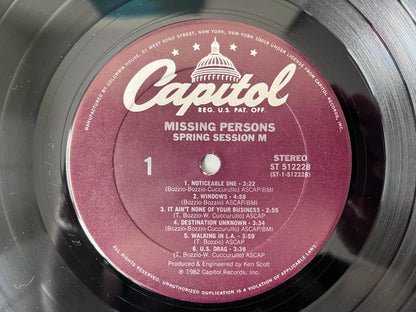Missing Persons : Spring Session M (LP, Album, Club, Col)