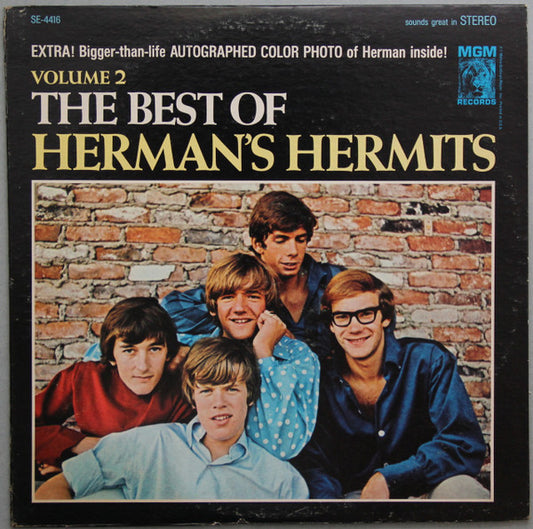 Herman's Hermits : Volume 2: The Best Of Herman's Hermits (LP, Comp)