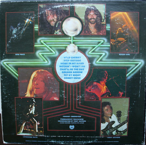 Foghat : Energized (LP, Album, Jac)