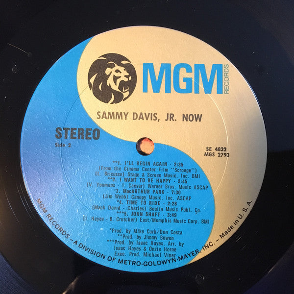 Sammy Davis Jr. : Now (LP, Album, San)