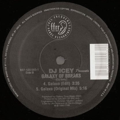 DJ Icey : Galaxy Of Breaks (12")