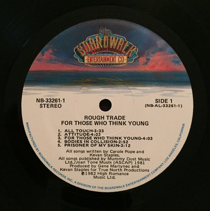 Rough Trade : For Those Who Think Young (LP, Album)