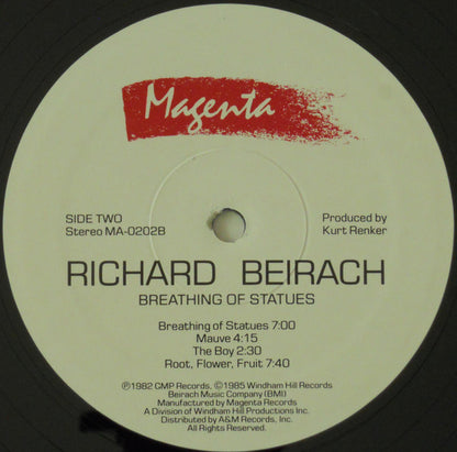 Richard Beirach : Breathing Of Statues (LP, Album)