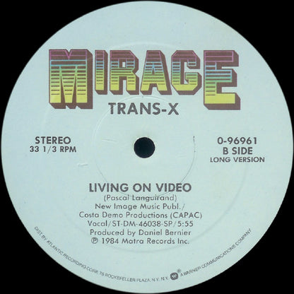 Trans-X : Message On The Radio (12", SP)