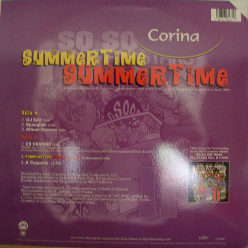 Corina : Summertime Summertime (12", Whi)