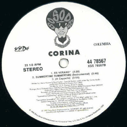 Corina : Summertime Summertime (12", Whi)