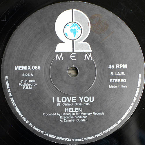 Helen (2) : I Love You (12")