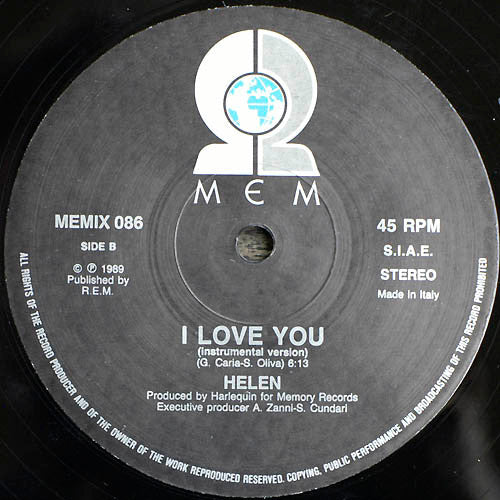 Helen (2) : I Love You (12")