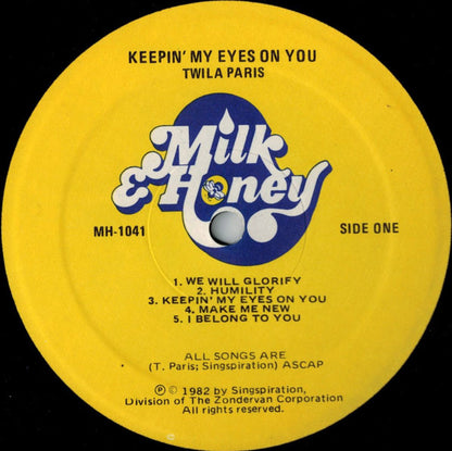 Twila Paris : Keepin' My Eyes On You (LP, Album)