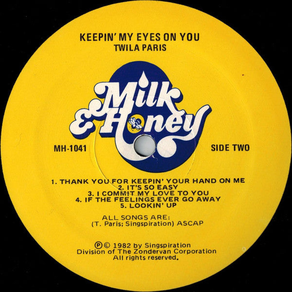 Twila Paris : Keepin' My Eyes On You (LP, Album)