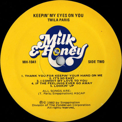 Twila Paris : Keepin' My Eyes On You (LP, Album)