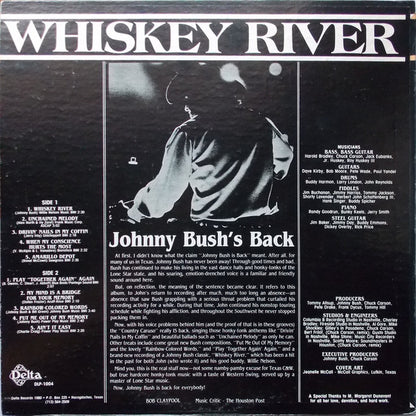 Johnny Bush : Whiskey River (LP, Album)