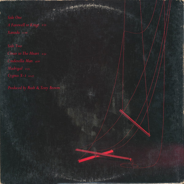 Rush : A Farewell To Kings (LP, Album, Pit)