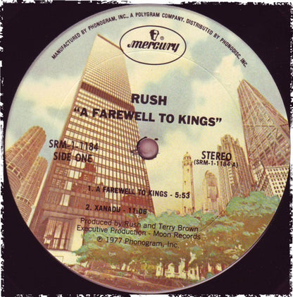 Rush : A Farewell To Kings (LP, Album, Pit)
