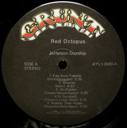 Jefferson Starship : Red Octopus (LP, Album, RE)