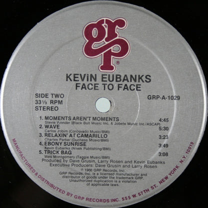 Kevin Eubanks : Face To Face (LP, Album)