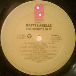Patti LaBelle : The Spirit's In It (LP, Album, RE)