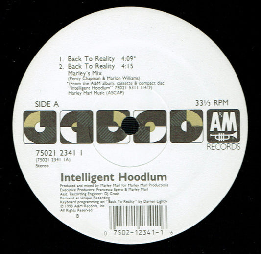 Intelligent Hoodlum : Back To Reality (12")