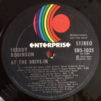 Freddie Robinson : At The Drive-In (LP, Album, Promo)