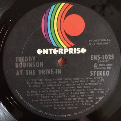 Freddie Robinson : At The Drive-In (LP, Album, Promo)