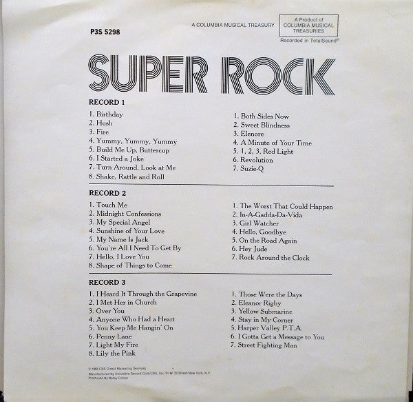 The Candy-Rock Generation : Super Rock (3xLP)