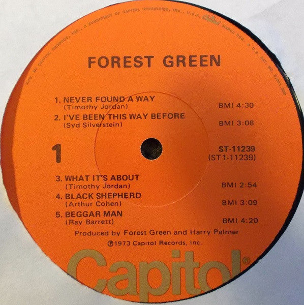 Forest Green : Forest Green (LP, Album, Win)