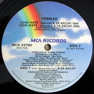 Pebbles : Love/Hate (Extended Version) (12")