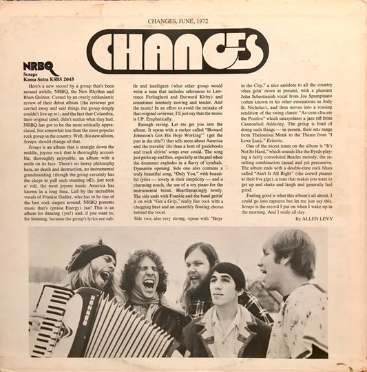 NRBQ : Scraps (LP, Album, Promo, Alt)
