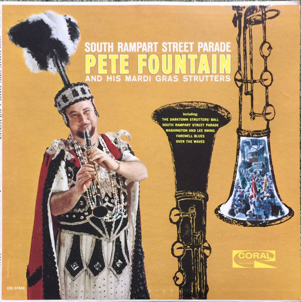 Pete Fountain And His Mardi Gras Strutters : South Rampart Street Parade (LP, Album, Mono)