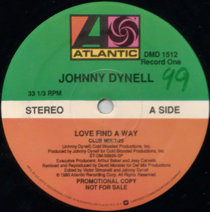 Johnny Dynell : Love Find A Way (2x12", Promo)
