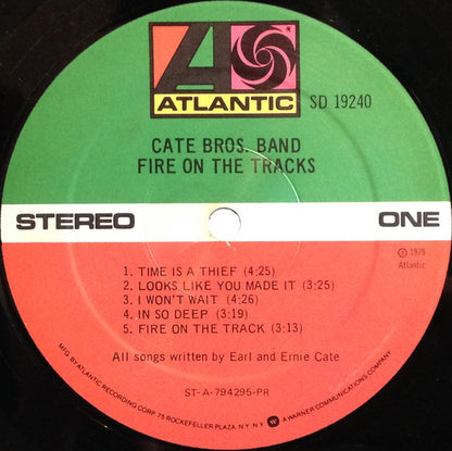 Cate Bros. Band : Fire On The Tracks (LP, Album, PR)