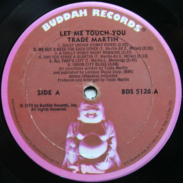 Trade Martin : Let Me Touch You (LP, Son)