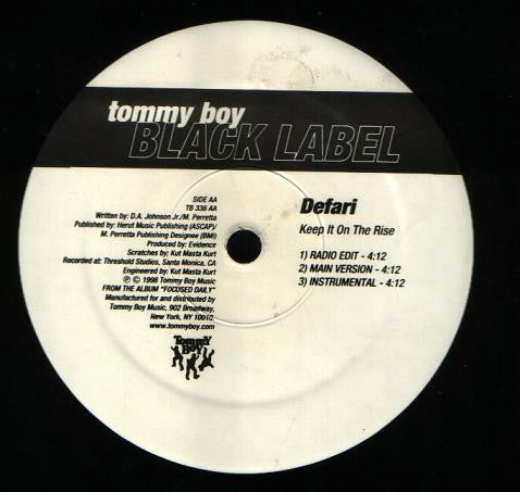 Defari : Likwit Connection / Keep It On The Rise (12")