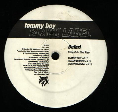 Defari : Likwit Connection / Keep It On The Rise (12")