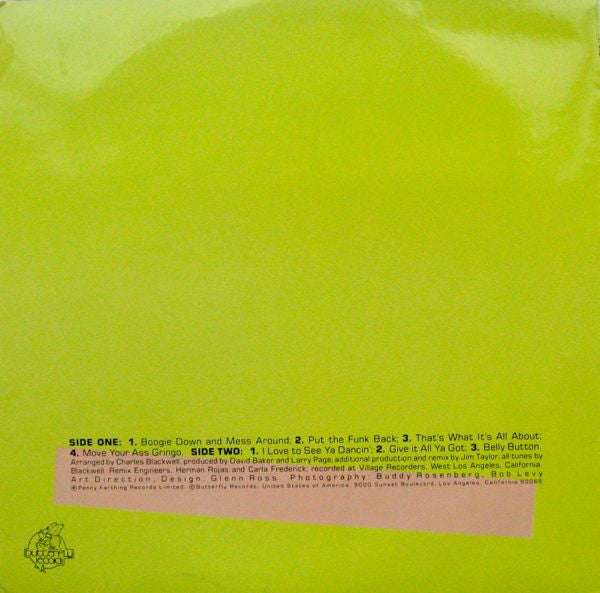 Blackwell : Boogie Down! (LP, Album, Red)