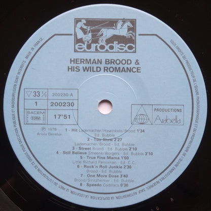 Herman Brood & His Wild Romance : Cha Cha (LP, Album)