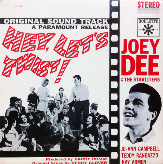 Joey Dee & The Starliters : Hey, Let's Twist! (Original Soundtrack Recording) (LP, Album)