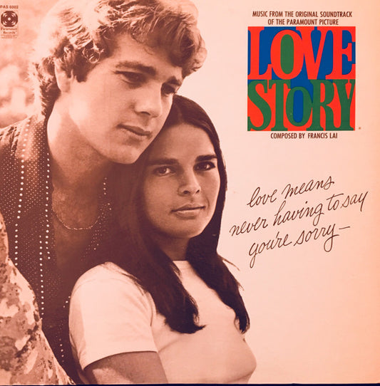 Francis Lai : Love Story  (Music From The Original Soundtrack) (LP, Album, She)
