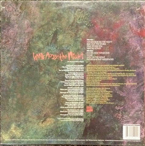 Ian Messenger : Hands Across The Night (LP, Album)