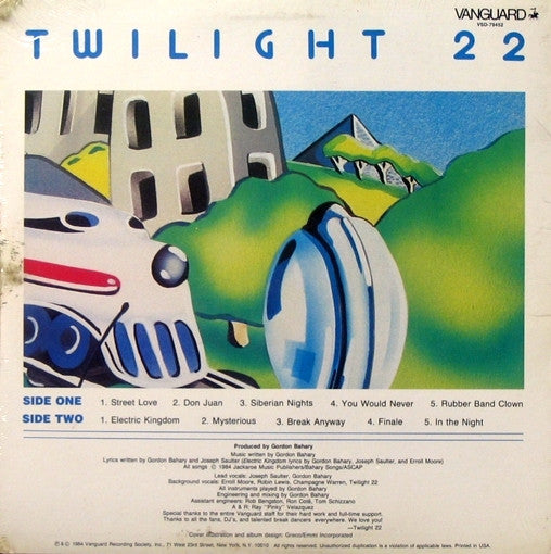 Twilight 22 : Twilight 22 (LP, Album)
