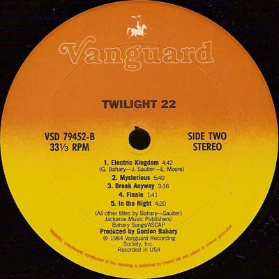 Twilight 22 : Twilight 22 (LP, Album)