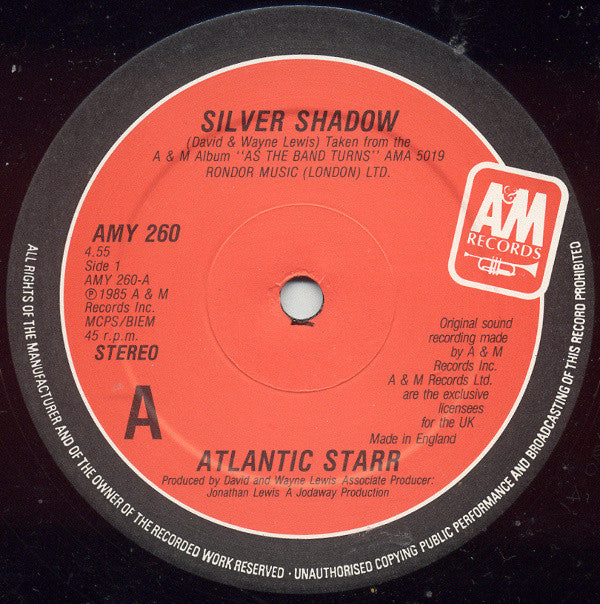 Atlantic Starr : Silver Shadow (12")