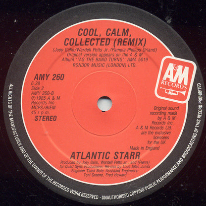 Atlantic Starr : Silver Shadow (12")