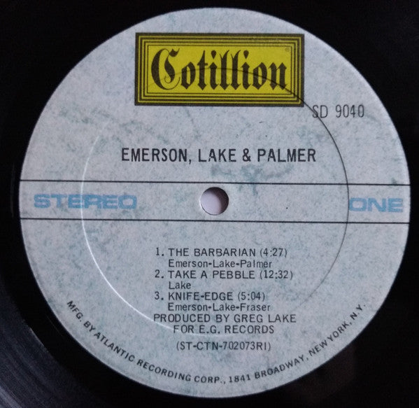 Emerson, Lake & Palmer : Emerson, Lake & Palmer (LP, Album, RI )