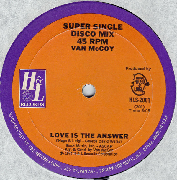 The Softones / Van McCoy : That Old Black Magic / Love Is The Answer (12")