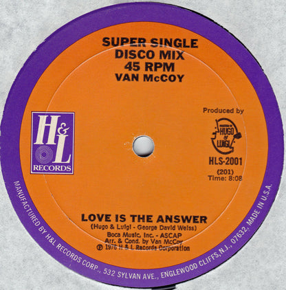 The Softones / Van McCoy : That Old Black Magic / Love Is The Answer (12")