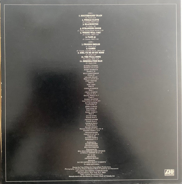 Crosby & Nash : Graham Nash / David Crosby (LP, Album, Tri)