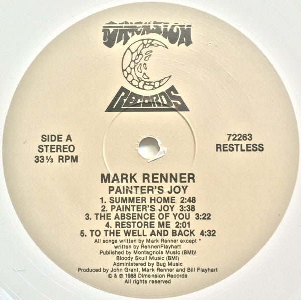 Mark Renner : Painter's Joy (LP, Whi)