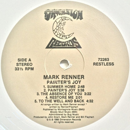 Mark Renner : Painter's Joy (LP, Whi)