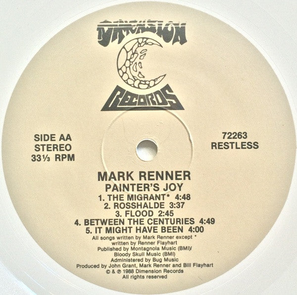 Mark Renner : Painter's Joy (LP, Whi)